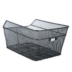 Basket Oxford Mesh Rear Basket Black With Fittings Rack-Top