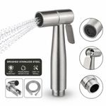 Handheld Toilet Bidet Sprayer Stainless Steel Bathroom Cleaning Shower Head UK