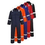 Portwest Bizweld Work FR Coverall Flame Resistant Reflective BIZ5