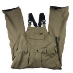 Volcom Roan Mens Small Beige Bib Ski Snowboard Pants