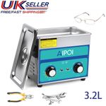 3.2L Mechanical Ultrasonic Cleaner Ultra Sonic Bath Cleaning Tank Timer Heater