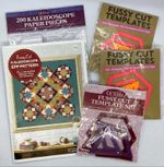 Fussy Cut Kaleidoscope EPP Kit Acrylic Templates Pattern Paper Pieces Quilting