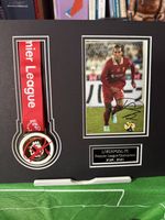 Liverpool Virgil Van Dijk Handsigned Replica Premiership Medal (coa)