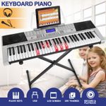 Mustar ♬61 Full Size Lighted Up Keys Smart Digital Electronic Keyboards Gifts