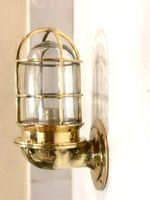 Collectible Oceanic Brass Bulkhead Sconce Nautical Wall Light Marine Lamp