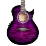 Lindo ORG-SL SlimLine Purple Electro Acoustic Guitar - Designed in the UK