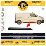 PEUGEOT EXPERT 2016> FRONT DOOR/BODY MOULDING TRIM - TEXTURED BLACK - RIGHT SIDE