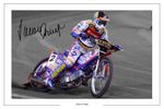 JASON CRUMP SIGNED PHOTO PRINT AUTOGRAPH SPEEDWAY
