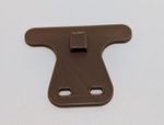 Falconry Plectrum Tail Mount T Shape Large Brown