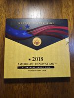 2018-S Reverse Proof American Innovation $ 1 Coin Set with Box & COA  