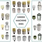 Green Machine Dies for Jeans Buttons Rivets Press Studs Hole Punch Eyelet Fixing