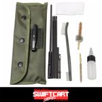 10pc Gun Cleaning Kit .22 .22LR .223 5.56 Cleaning Rod Nylon Brush Set