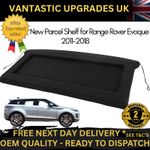 FOR RANGE ROVER EVOQUE 2011-2018 NEW REAR PARCEL SHELF/ LUGGAGE COVER. IN BLACK 