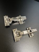 Pack of 2 BLUM Soft Close 110° Full Overlay Hinge &  Clip pair soft close