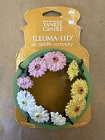 Vintage 2007 Yankee Candle Metal Illuma Lid - Gerbera Daisy - RARE/DISCONTINUED
