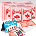 12 Pack Playing Cards Traditional Plastic Coated Deck Professional Poker Game