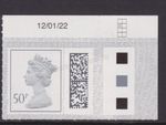 GB SG 4750 MNH MINT MACHIN 2022 50p SLATE GREY M22L MAIL 12/01 R2C1 (11/01/22)