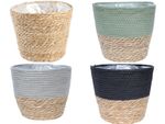 seagrass Round planter - pots in  Variou Sizes and Colours House Plant Display
