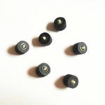 10Pcs 10mmX6.5mmX1.5mm Tape Recorder Pinch Roller Storage Tape Wheel Pulley