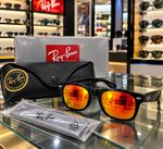 Ray-Ban Sunglasses RB2140 Wayfarer Classic 50mm Black Frame Glass Grey Lens new