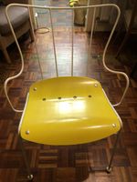 Vintage Ernest Race Antelope Chair in yellow Mid Century Modern c.1950 Retro