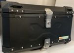 MOTORBIKE Tail Box FULL Aluminium ￼68L TopCase with Leather Lining and back rest