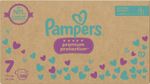 Pampers Premium Protection Size 7, 128 Baby Nappies, 15kg+, Monthly Pack