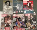 SPECIAL COLLECTION Rare Michael Jackson Magazines x 6 - 2009 Hello! Ebony Vanity