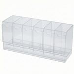 Acrylic Card Dispenser with Slots Transparent for Collecting Areas, TCG Players