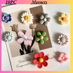 Refrigerator Magnets Colorful Flower Shaped Fridge Magnet Sticker Message