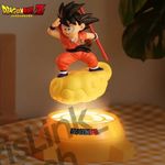 Original Dragon Ball Anime Figure Goku Figure Rotating Night Light Room Lamp