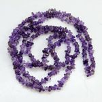 Amethyst Gemstone Bead Chips - Natural Purple Crystals - 2.5~7mm - 1 Strand
