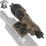 Tactical MAWL-C1 Red/Green Laser/White Flashlight Rail Mount Left Right Hunting
