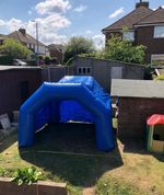 Blue Inflatable Marquee With Fan Blower 4mX4mX4m 13ftx13ft  Look At Last Photo!