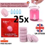 Screen Wash Windscreen Washer Fluid Concentrated Tablet - Makes 4ltr with 1 tab
