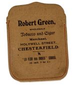Robert Green Wholesale Tobacco & Cigar Merchant advert cigar pouch antique #19