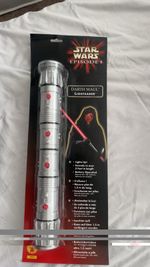 Vintage 1999 Star Wars Episode I Darth Maul Double-Bladed Lightsaber – (SEALED)