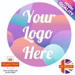 PERSONALISED ROUND PRINTED STICKERS CUSTOM LOGO LABELS BUSINESS MATTE / GLOSS