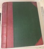 Antique Cash Day Ledger 300 Pages Blank Plain Paper Holiday Taylor & Co 19x13x3"