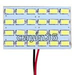 24x 12V 3W 5730 SMD LED Light Panel Board Car Interior Dome Reading Lamp Light K