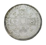 King Charles II Silver Fourth Bust 1679 Crown Coin Fair Condition