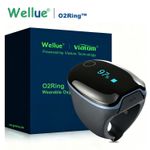 Wellue O2 Ring Medical-Grade Pulse Oximeter Heart Rate Monitor Sleep Apnea Test