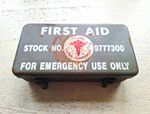 WW2 Jeep First Aid Box "For Emergency Use Only"
