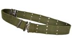 Dutch Army Combat Belt Webbing Tough Canvas Brass Buckles Belt Olive Military