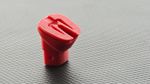 Slide-on remote control holder mounting kit for XP Deus 1, Deus 2, and ORX - RED
