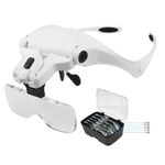 Magnifying Glasses Reading Illuminated Magnifier Light Adjustable Loupe Lens