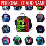 Marshmello Insulated Lunch Bag Boys Girls Leakproof School Food Box
