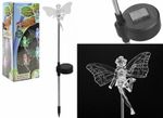 Solar Powered Fairy Garden Ornament Colour Changing New & Boxed 47cm