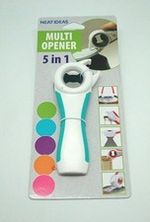 Multi Opener 5-1 opens - jars - tins - bottles 5 colours NEAT IDEAS