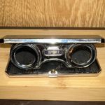 Vintage Opera Glasses – “Sport Glass” Binoculars, Chrome & Black Case Japan 503a